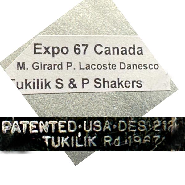 1960s Canada Tukilik Salt & Pepper Shakers MCM