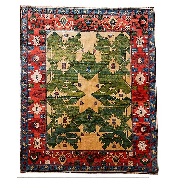 Vintage Gabbeh Rug Turkish Wool Carpet