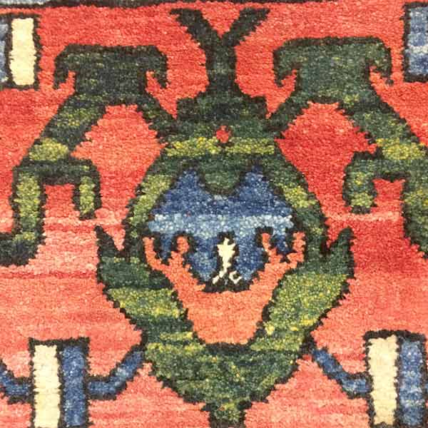 Vintage Gabbeh Rug Turkish Wool Carpet