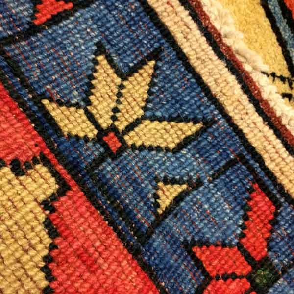 Vintage Gabbeh Rug Turkish Wool Carpet