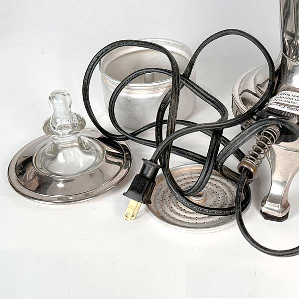 20s USA Hotpoint Chrome Coffee Percolator Serving Urn Samovar