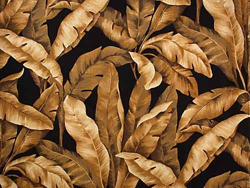 'Cocoa Bay' Floral Leaf Drapes Curtains