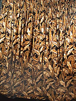 'Cocoa Bay' Floral Leaf Drapes Curtains