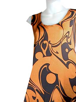 Vintage 60s Op Art Wrap Dress
