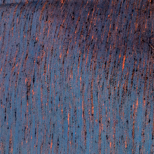 Two Tone Indigo Copper Rayon Fabric