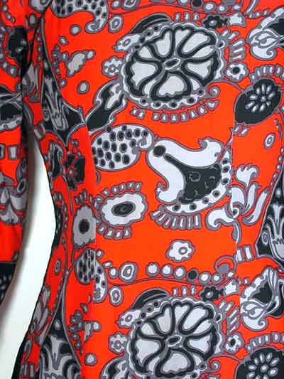 Vintage Crimson Chinese Red Silk Jacket Shirt