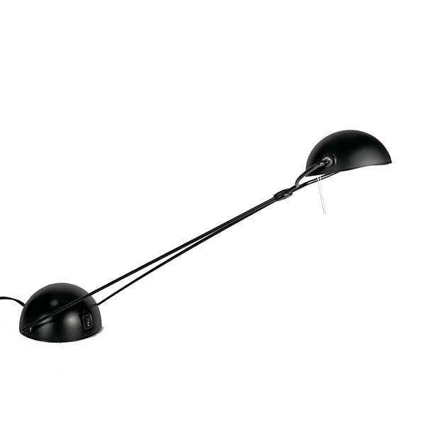 1980s Italy Postmodern Halogen Desk Lamp Black Bikini