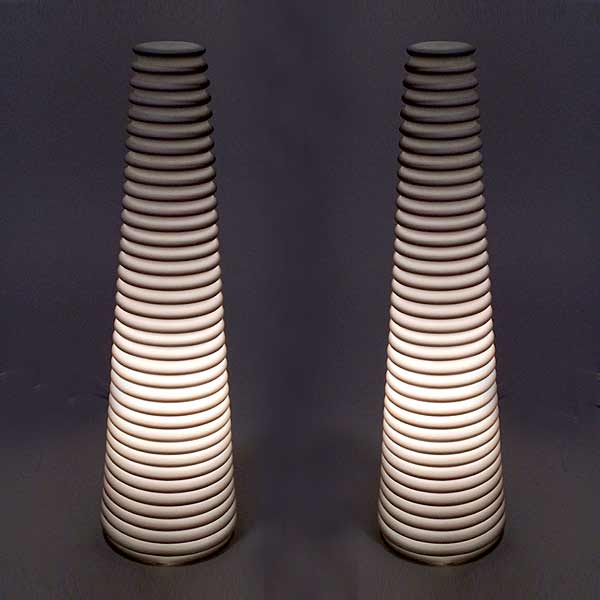 Y2K Era Postmodern Feldspar Porcelain Cone Lamps