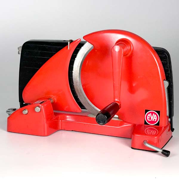 1950s MCM Denmark Eva Orange Bread and Meat Slicer