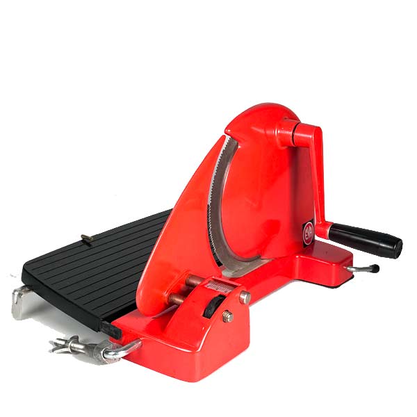 1950s MCM Denmark Eva Orange Bread and Meat Slicer