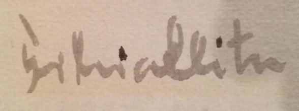 1960s Painting Pen & Ink on Paper Ballet Dancers