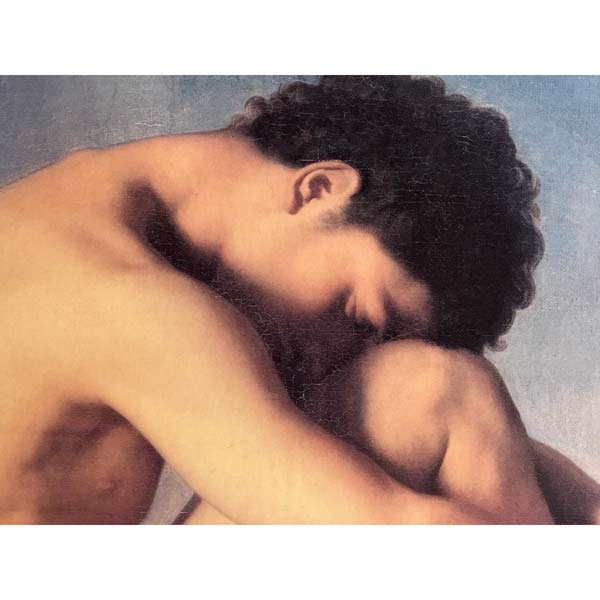 Hippolyte Flandrin - Portrait by the Sea Framed Louvre Poster 1980s