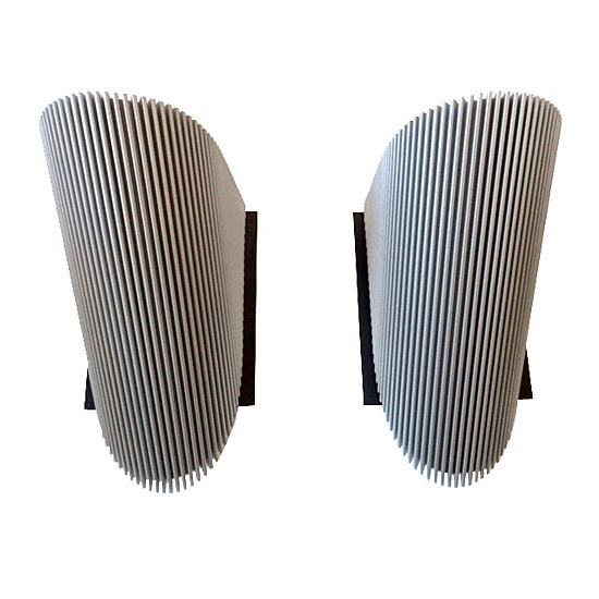 1980s Memphis Era Aluminium Wall Lamps Sconces by Lightolier