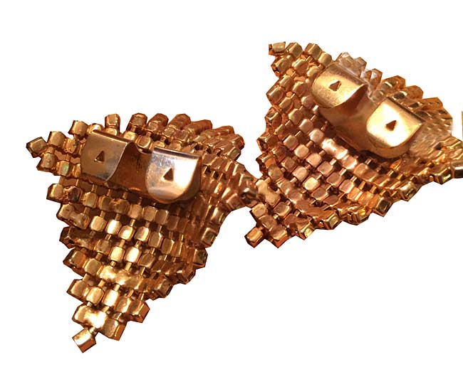 Vintage Aurora Borealis Rhinestone Shoe Clips