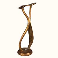 Antique Brass Shoe Shine Stand Foot Rest