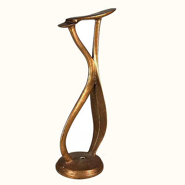 Antique Brass Shoe Shine Stand Foot Rest