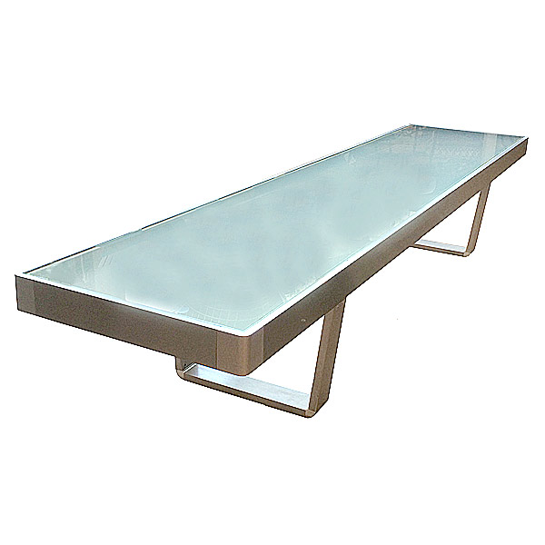 1990s Canada Post-Modern Aluminium Coffee Table
