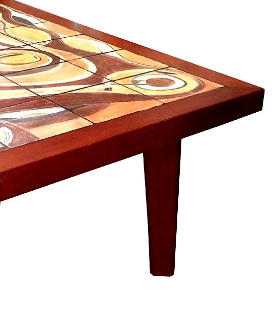 MCM Canada Harlander Pottery Ceramic Tile Coffee Table