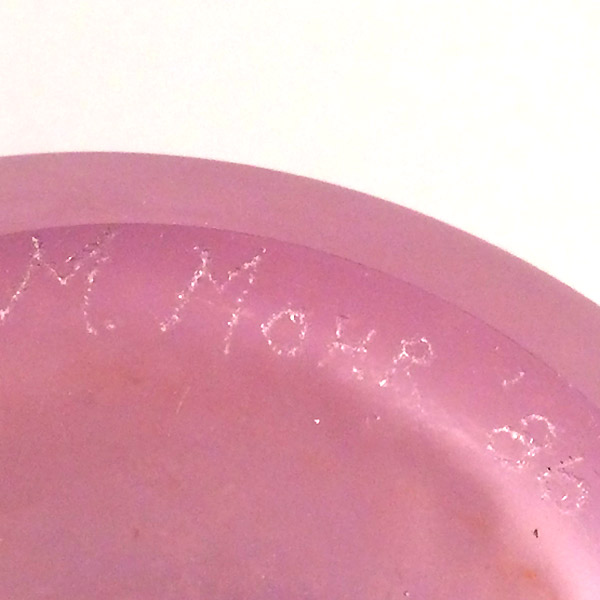 1980s Postmodern Art Glass Vase Margaret Mohr