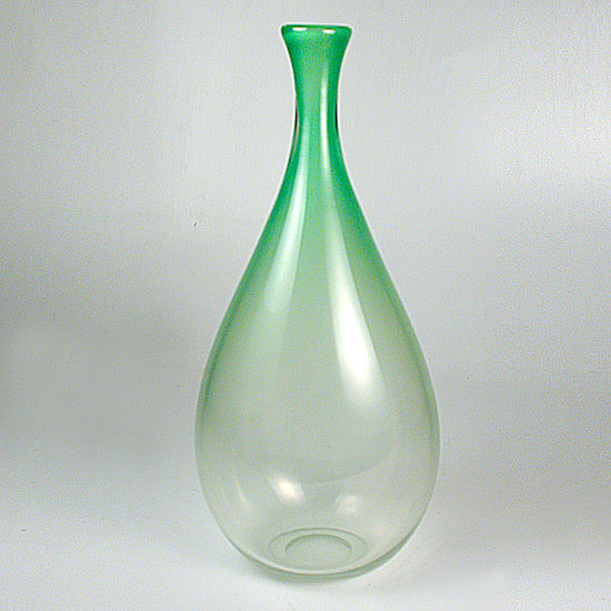 Mid-Century Modern Art Glass Vase Vicke Lindstrand for Kosta