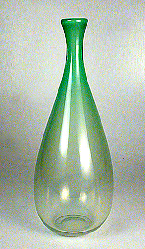 Mid-Century Modern Art Glass Vase Vicke Lindstrand for Kosta